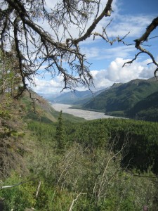 Along the Glenn Highway east of Anchorage