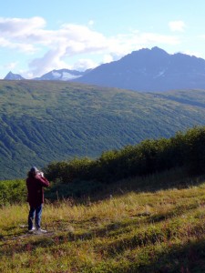 Michael trumpeting into the wild