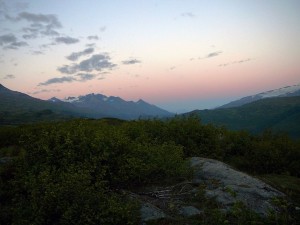 Sunset at Blueberry Lake State Park