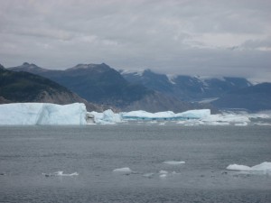 Glacier ice from the Columbia Glacier