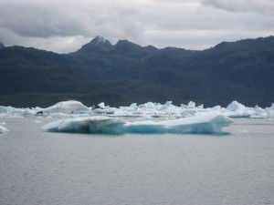 Glacier ice from the Columbia Glacier