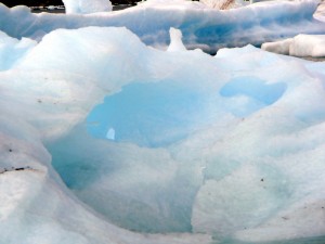 Glacier ice from the Columbia Glacier