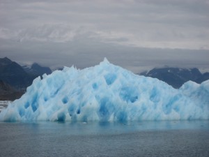 Glacier ice from the Columbia Glacier