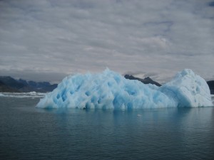 Glacier ice from the Columbia Glacier