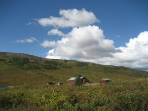 House and outbuildings near Fielding Lake