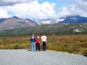 Chelsi, Nathan, and Nick near Fielding Lake