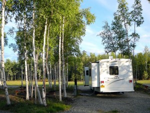 Our RV parked at Tatlanika