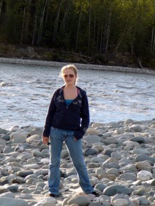 Chelsi by the Nenana River